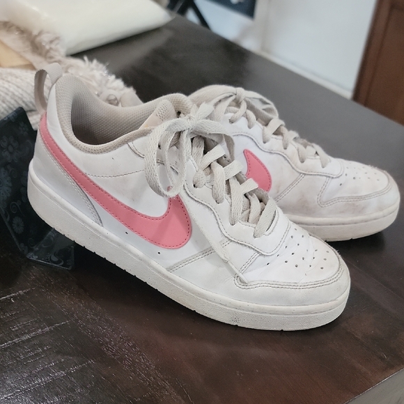 Nike Other - Nike Pink and White Classic Sneakers 5.5Y